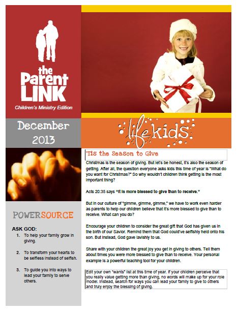 December Parent Link