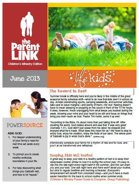 June Parent Link Newsletter