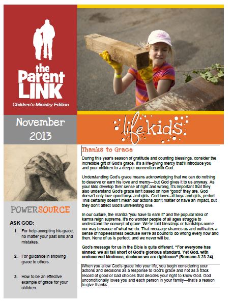 November Parent Link Newsletter